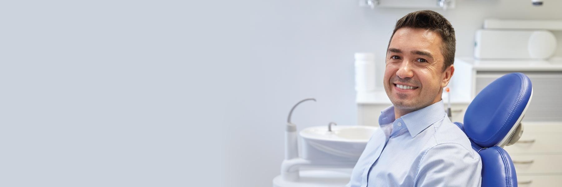 Patient with tooth fillings smiling at Bonita Springs dentist office